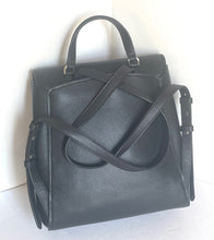 Load image into Gallery viewer, Kate Spade Backpack Womens Black Medium Leather Pushlock Adjustable Grace