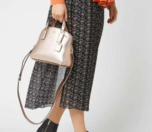 Load image into Gallery viewer, Kate Spade Small Lottie Rose Gold Crossbody Satchel Womens Leather Bag
