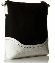 Load image into Gallery viewer, Kate Spade Crossbody Womens Black Shoulder Bag Leather Canvas Slim Jemma
