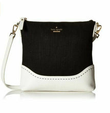 Load image into Gallery viewer, Kate Spade Crossbody Womens Black Shoulder Bag Leather Canvas Slim Jemma