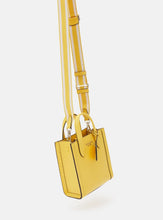 Load image into Gallery viewer, Kate Spade Manhattan Mini Tote Crossbody Yellow Leather Shoulder Bag