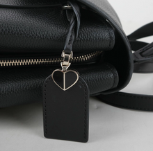 Load image into Gallery viewer, Kate Spade Grace Backpack Black Medium Leather Womens Pushlock Pebbled
