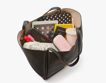 Load image into Gallery viewer, Kate Spade Gramercy Tote XL White Pebbled Roomy Soft Shoulder Travel Bag
