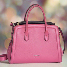 Load image into Gallery viewer, Kate Spade Knott Medium Satchel Pink Leather Crossbody Shoulder Bag Orchid