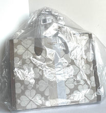 Load image into Gallery viewer, Kate Spade Large Manhattan Tote Beige Flower Jacquard Leather Shoulder Bag