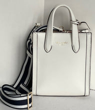 Load image into Gallery viewer, Kate Spade Manhattan Mini Tote Crossbody White Leather Shoulder Bag