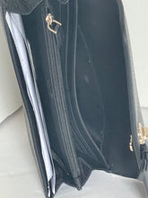 Load image into Gallery viewer, Kate Spade Marti Large Flap Wallet Black Continental Pebbled Leather Slim Clutch