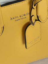 Load image into Gallery viewer, Kate Spade Manhattan Mini Tote Crossbody Yellow Leather Shoulder Bag