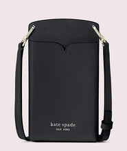 Load image into Gallery viewer, Kate Spade Phone Crossbody Womens Black Spencer Leather Slim Card Case Bag