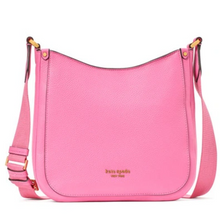 Load image into Gallery viewer, Kate Spade Roulette Shoulder Bag Pink Medium Messenger Pebbled Leather Slim