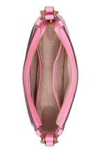 Load image into Gallery viewer, Kate Spade Roulette Shoulder Bag Pink Medium Messenger Pebbled Leather Slim