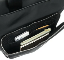 Load image into Gallery viewer, Kate Spade Sam Ksnyl Nylon Tote Backpack Travel Black Convertible Laptop Office