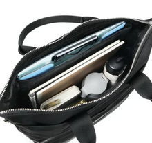 Load image into Gallery viewer, Kate Spade Sam Ksnyl Nylon Tote Backpack Travel Black Convertible Laptop Office