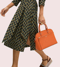 Load image into Gallery viewer, Kate Spade Satchel Crossbody Womens Medium Louise Dome Leather, Tamarillo
