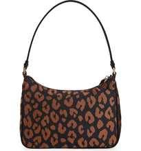 Load image into Gallery viewer, Kate Spade Shoulder Bag Women Black Little Better Sam Leopard Nylon Small