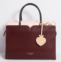 Load image into Gallery viewer, Kate Spade Shoulder Bag Womens Large Red Leather Satchel Spencer Top Handle