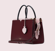 Load image into Gallery viewer, Kate Spade Shoulder Bag Womens Large Red Leather Satchel Spencer Top Handle