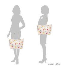 Load image into Gallery viewer, Kate Spade Sutton Large Tote Tulip Toss Cream Floral Shoulder Bag Convertible