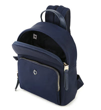 Load image into Gallery viewer, Kate Spade Taylor Medium Backpack Womens Blue Nylon Leather Multi Pocket