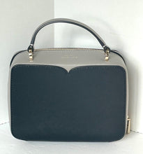 Load image into Gallery viewer, Kate Spade Crossbody Top Handle Vanity Womens Black Leather Small Boxy Bag