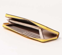 Load image into Gallery viewer, Kate Spade Wallet Womens Yellow Leather Margaux Slim Continental Zip