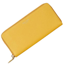 Load image into Gallery viewer, Kate Spade Wallet Womens Yellow Leather Margaux Slim Continental Zip