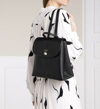 Load image into Gallery viewer, Kate Spade Backpack Women’s Medium Blue Essential Turnlock Flap Leather