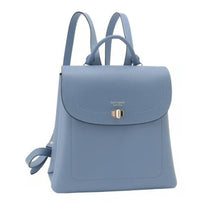 Load image into Gallery viewer, Kate Spade Backpack Women’s Medium Blue Essential Turnlock Flap Leather
