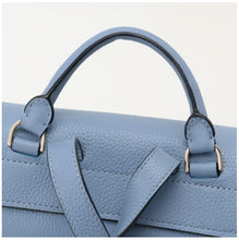 Load image into Gallery viewer, Kate Spade Backpack Women’s Medium Blue Essential Turnlock Flap Leather