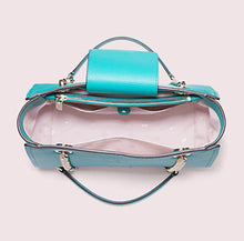 Load image into Gallery viewer, Kate Spade Women’s Small Amelia Pebble Leather Chain Shoulder Bag Tote, Blue