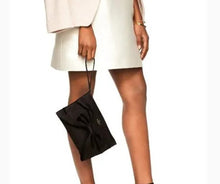 Load image into Gallery viewer, Kate Spade Wristlet Clutch Womens Medium Black On Purpose Nylon Bow Slim Zip