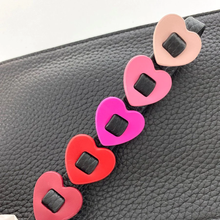 Load image into Gallery viewer, Kate Spade Wristlet Clutch Womens Small Black Leather Hearts Strap Slim Zip Ariah