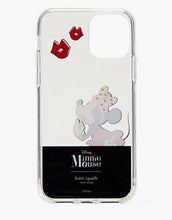 Load image into Gallery viewer, Kate Spade iPhone 11 PRO  Disney Minnie Mouse Glitter Kiss Protective Hard Case