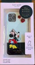 Load image into Gallery viewer, Kate Spade iPhone 11 PRO  Disney Minnie Mouse Glitter Kiss Protective Hard Case
