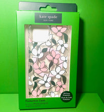 Load image into Gallery viewer, Kate Spade iPhone 151413 Case Floral Pink White Clear MagSafe 6.1 Lightweight