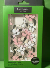 Load image into Gallery viewer, Kate Spade iPhone 151413 Case Floral Pink White Clear MagSafe 6.1 Lightweight