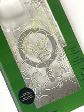 Load image into Gallery viewer, Kate Spade 15 PRO MAX Case Modern Floral Clear White Magsafe Iridescent 6.7