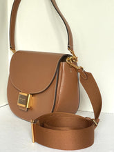 Load image into Gallery viewer, Kate Spade Katy Convertible Saddle Bag Crossbody Brown All Spice Shoulder