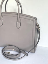 Load image into Gallery viewer, Kate Spade Knott Commuter Bag Laptop Tote Womens Taupe Large Leather Work Bag