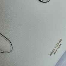 Load image into Gallery viewer, Kate Spade Knott Medium Crossbody Satchel Cream Leather Shoulder Bag Milk Glass