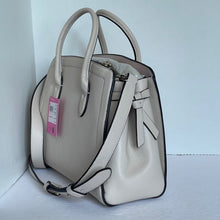 Load image into Gallery viewer, Kate Spade Knott Medium Crossbody Satchel Cream Leather Shoulder Bag Milk Glass