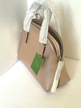Load image into Gallery viewer, Kate Spade Lottie Small Rose Gold Leather Crossbody Satchel Shoulder Bag Orig Pkg