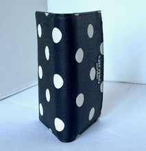 Load image into Gallery viewer, Kate Spade Morgan Sunshine Dot Small Slim Bifold Wallet Black White