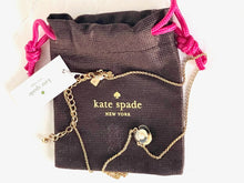 Load image into Gallery viewer, Kate Spade Necklace Pearl Choker Pendant Womens Floral Blossom 12K Gold-Plated