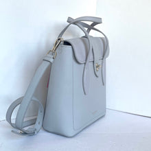 Load image into Gallery viewer, Kate Spade North South Essential Mini Tote Crossbody Gray Small Leather