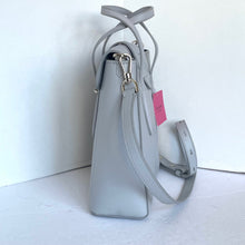 Load image into Gallery viewer, Kate Spade North South Essential Mini Tote Crossbody Gray Small Leather