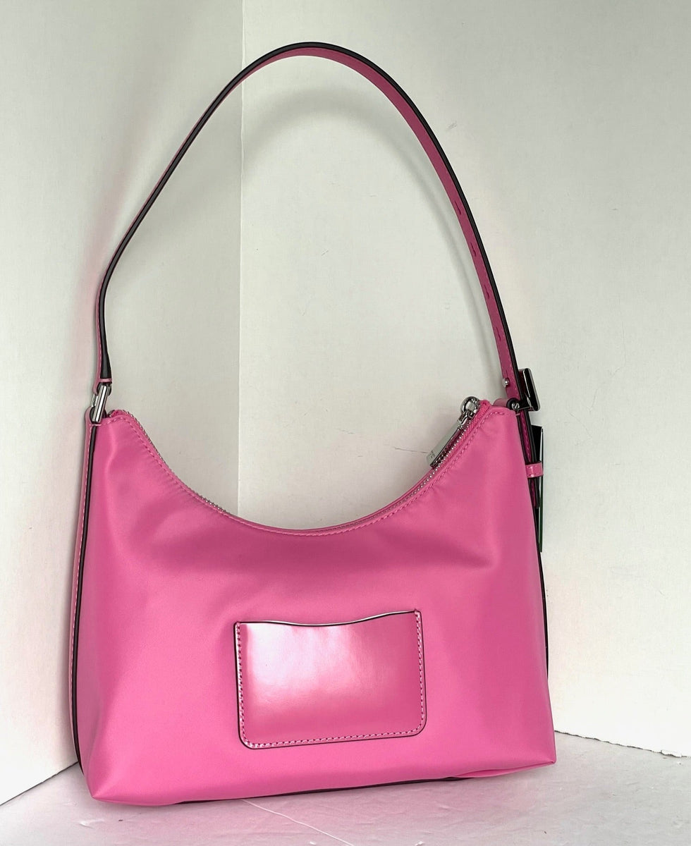 ◆EMIS◆ NYLON PADDED SHOULDER BAGPINK m1037_1334941 NYLON PADDED SHOULDER BAG-PINK - EMIS