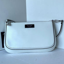 Load image into Gallery viewer, Kate Spade Sam Icon Leather Mini Pochette 90s White Shoulder Bag Wristlet