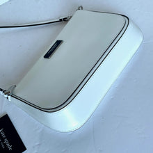 Load image into Gallery viewer, Kate Spade Sam Icon Leather Mini Pochette 90s White Shoulder Bag Wristlet