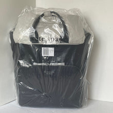 Load image into Gallery viewer, Kate Spade Sam Ksnyl Nylon Convertible Backpack Black Travel Commuter Tote